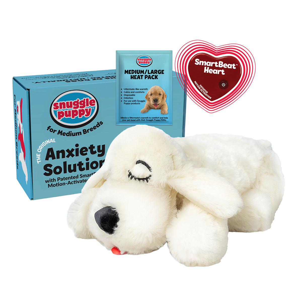 Snuggle Puppy® Cream - Golden Heartbeat Puppy Toy