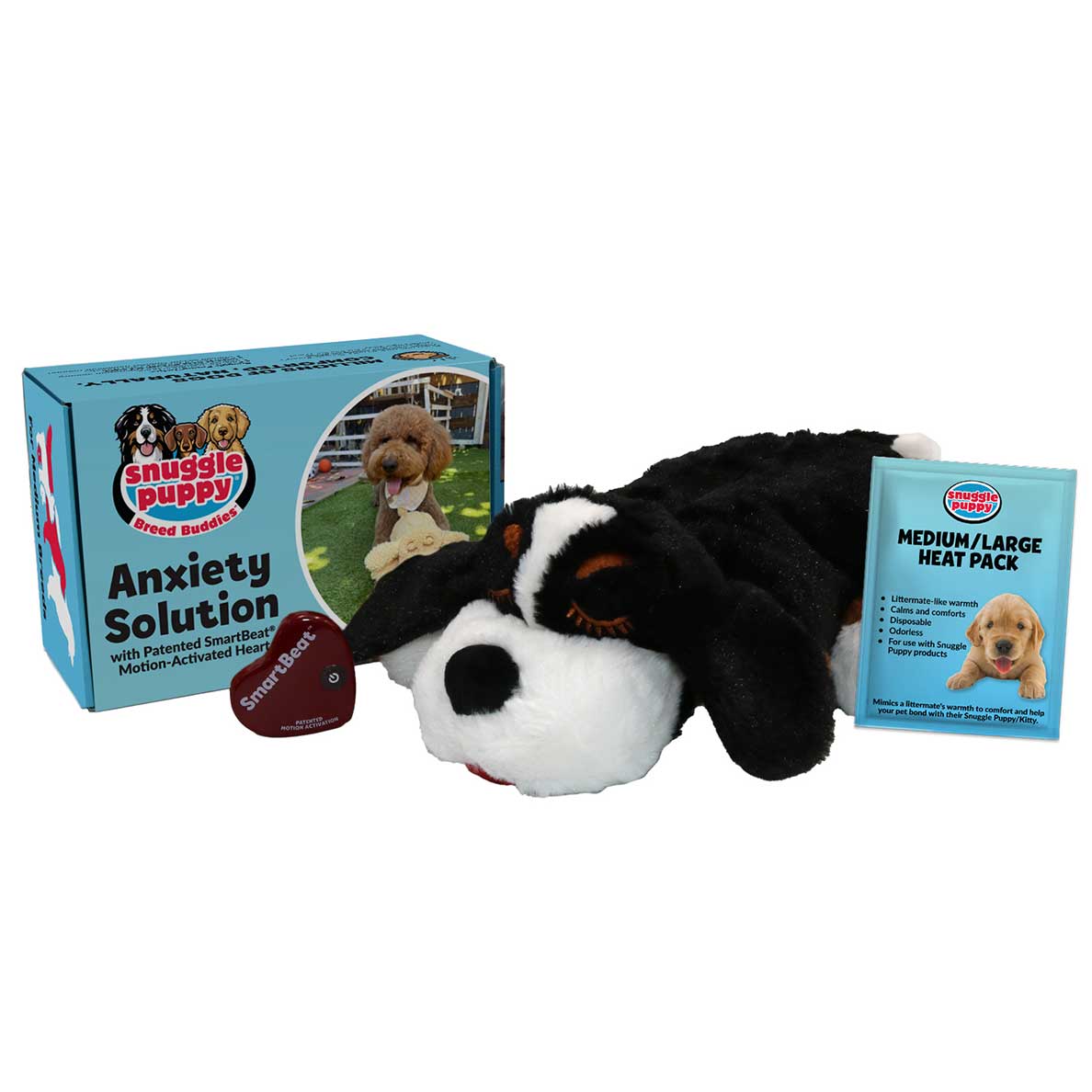 Snuggle Puppy® Bernese Mountain Dog - Heartbeat Breed Buddy