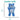 Dimensions of 11 inches high by 7 inches wide for Tender-Tuffs blue bear soft dog toy