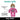 Brown Tender-Tuffs dog astronaut toy in pink space suit with heart on it, squeaker in center, and tug play arms