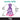 Tender-Tuffs purple octopus plush dog toy with crinkle fabric in head, tug tentacles, and squeakers in head and feet