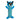 Blue raccoon plush dog toy with shaggy long body