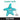 Tender-Tuffs teal and yellow starfish easy grab plush dog toy with squeaker in body