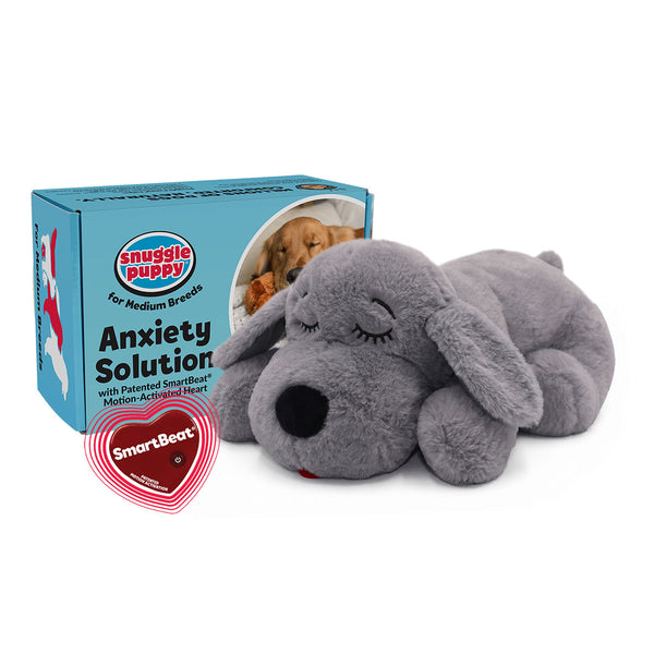 Snuggle Puppy® Gray - Calming Heartbeat Plush Toy