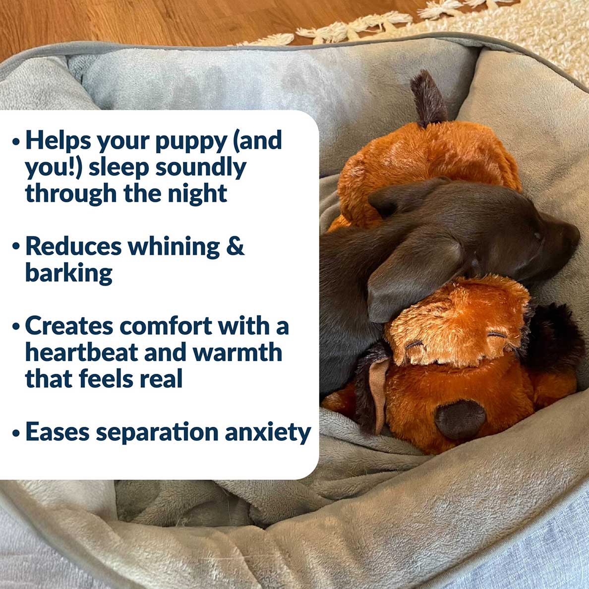 Snuggle Puppy® Brown - Anxiety Relief Behavioral Aid