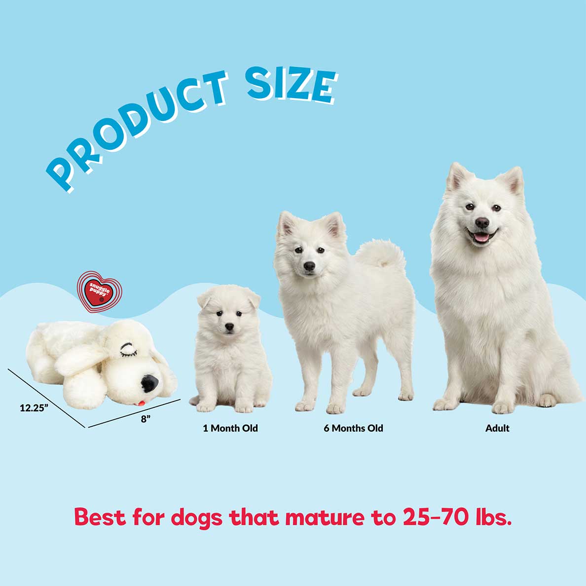 Snuggle Puppy® Cream - Golden Heartbeat Puppy Toy