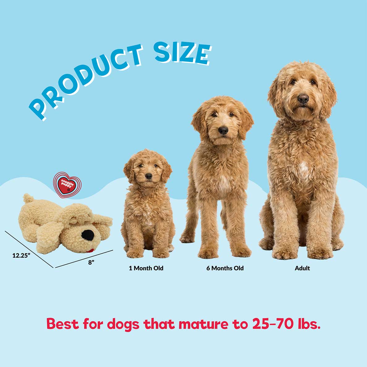 Snuggle Puppy® Doodle - Heartbeat Toy for Poodle Mixes