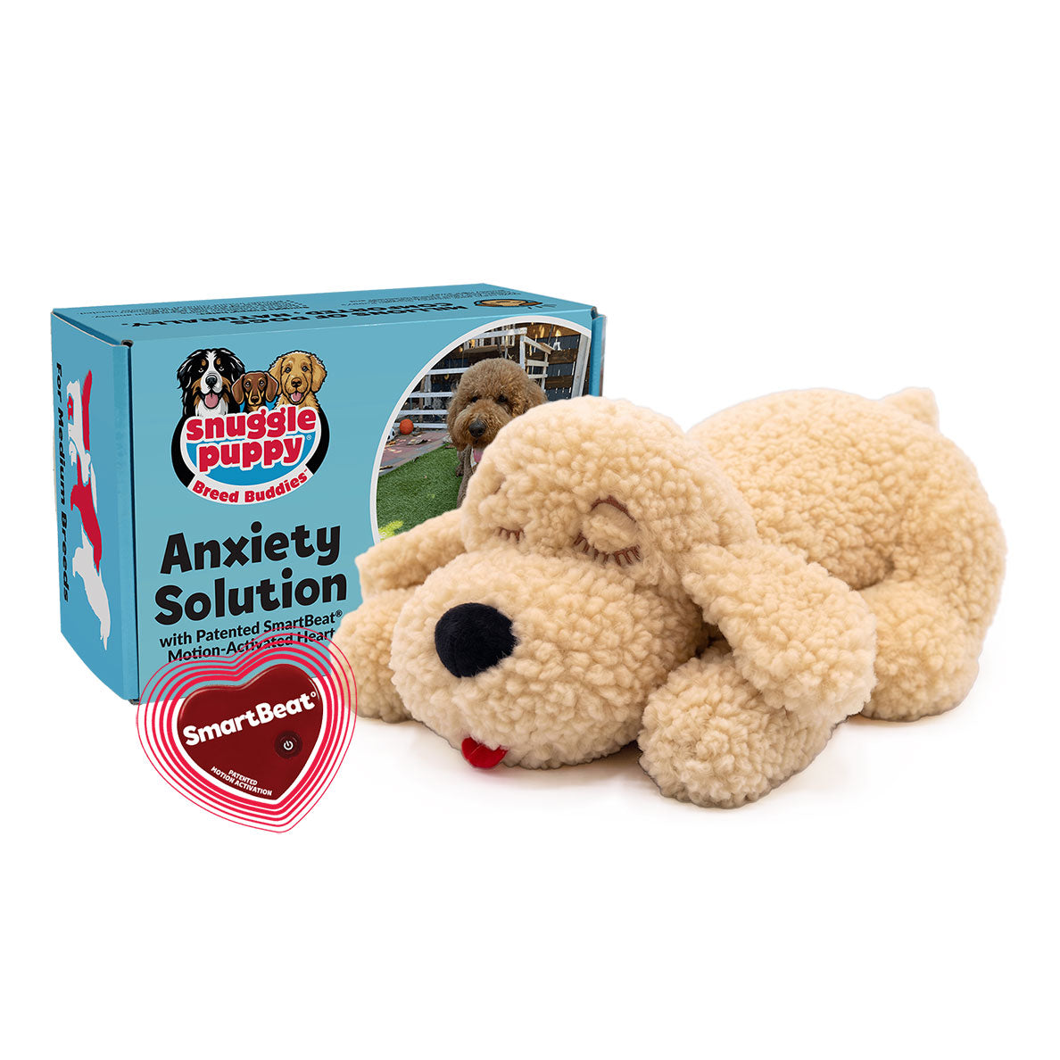 Snuggle Puppy® Doodle - Heartbeat Toy for Poodle Mixes