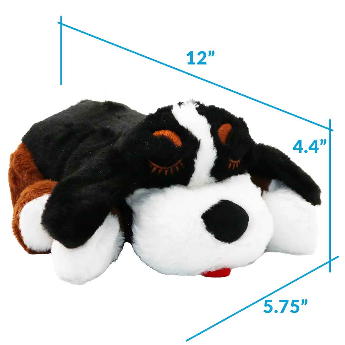 Stuffed animal for dogs with separation clearance anxiety