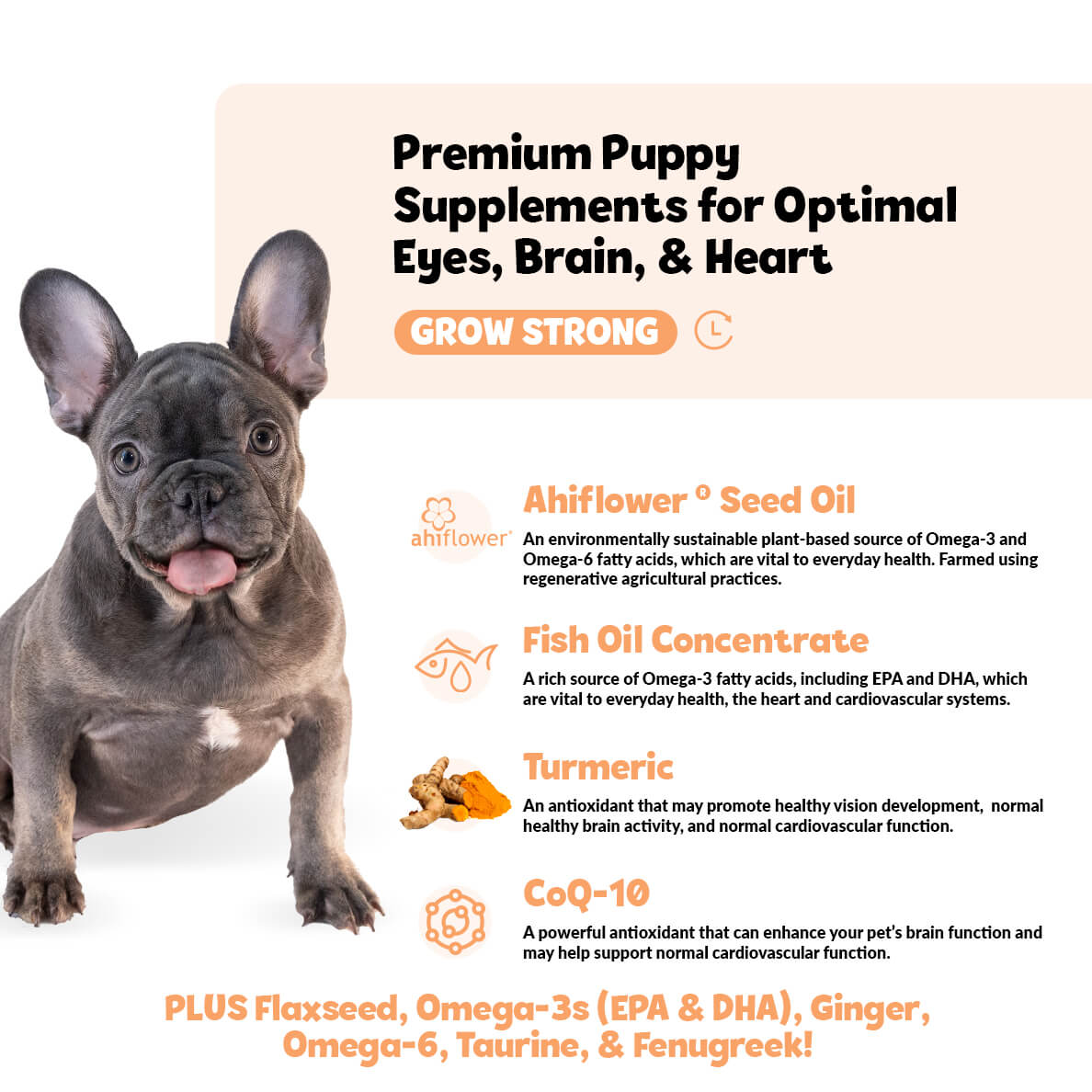 Puppy Bites Grow Strong Supplement