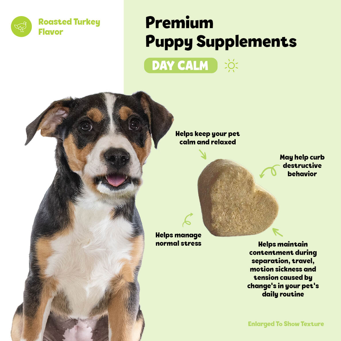 Puppy Bites Day Calm Natural Anxiety Relief Supplement for Young Dogs ...