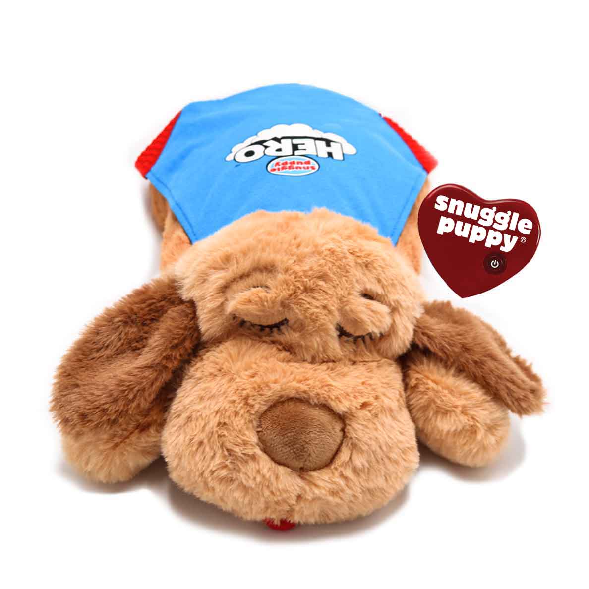 Front view of a Snuggle Puppy Hero with a Real-Feel Heartbeat