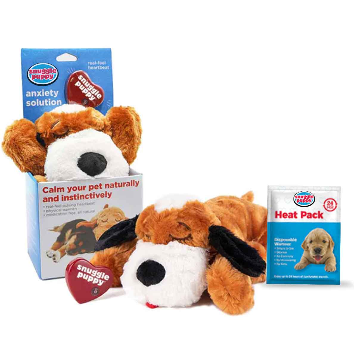 Puppy teddy with heartbeat on sale