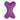 Fuzzy purple bone-shaped plush dog toy